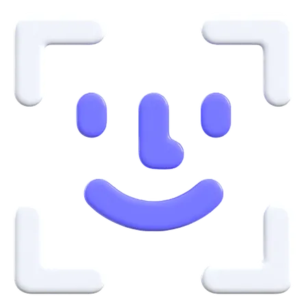 Face Id  3D Icon