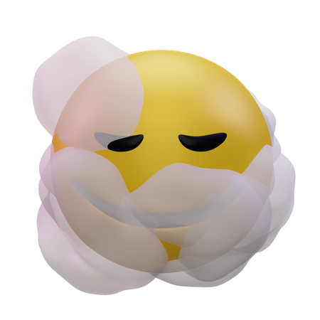 Face In Clouds  3D Icon