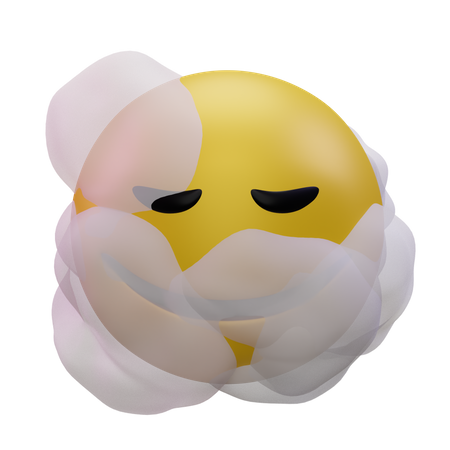 Face In Clouds 3D Icon