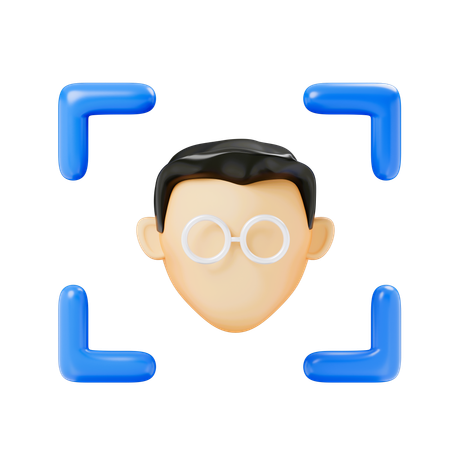Face lock  3D Icon