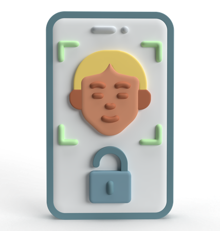 Face Lock  3D Icon