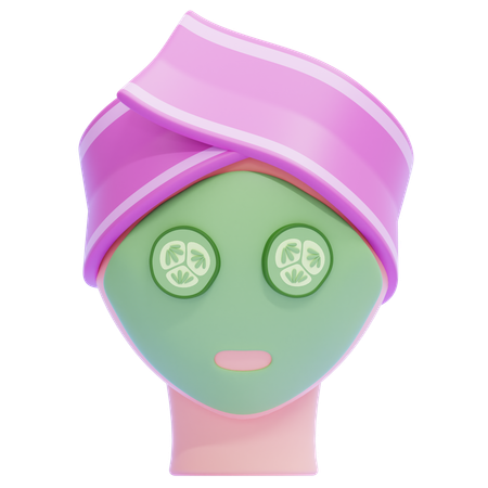 마스크  3D Icon