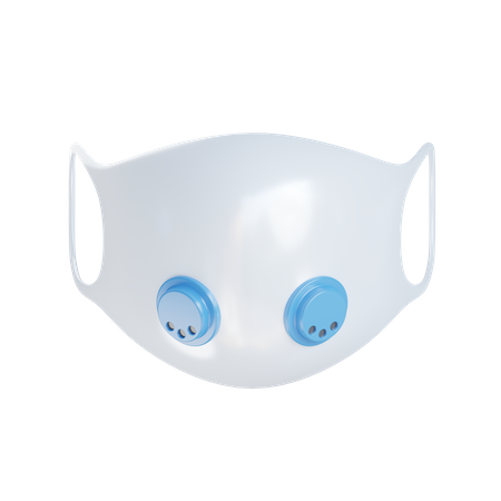 Face Mask 3D Illustration