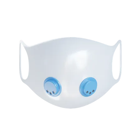 Face Mask 3D Illustration