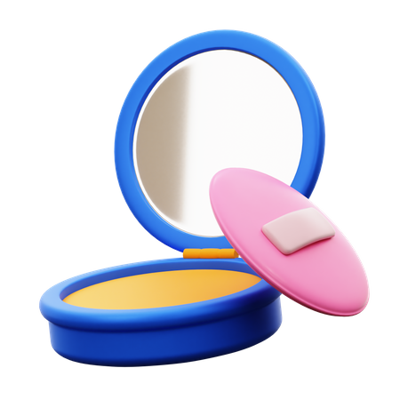 Face Powder  3D Illustration