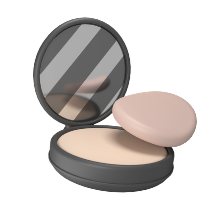 Face Powder  3D Illustration