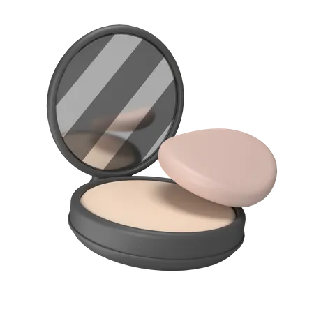 Face Powder  3D Illustration