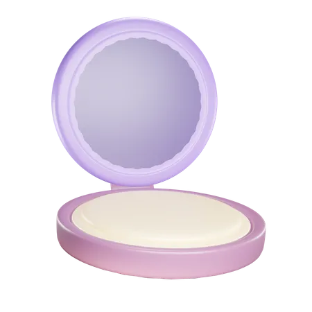 Face Powder Cosmetic 3D Icon