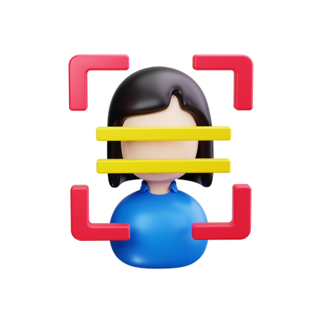 Face Recognition  3D Icon