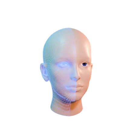 Face Recognition  3D Icon