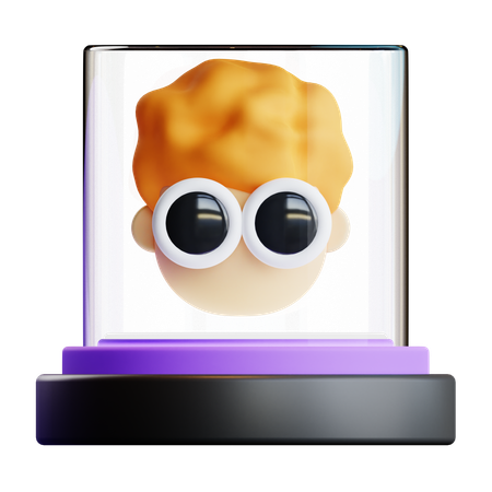 Face Recognition  3D Icon