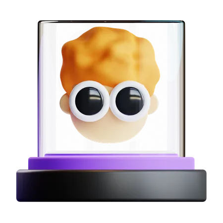 Face Recognition  3D Icon