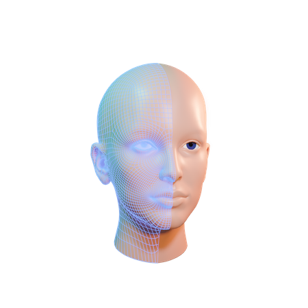 Face Recognition  3D Icon