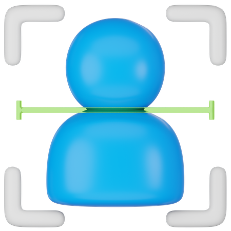 Face Recognition  3D Icon