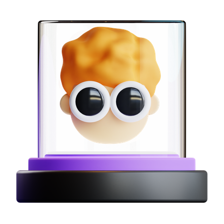 Face Recognition  3D Icon