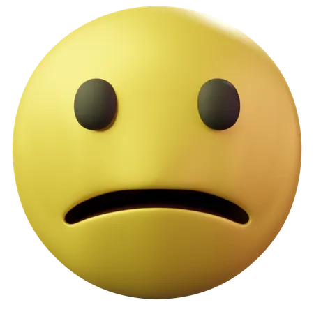 Face Sad  3D Emoji