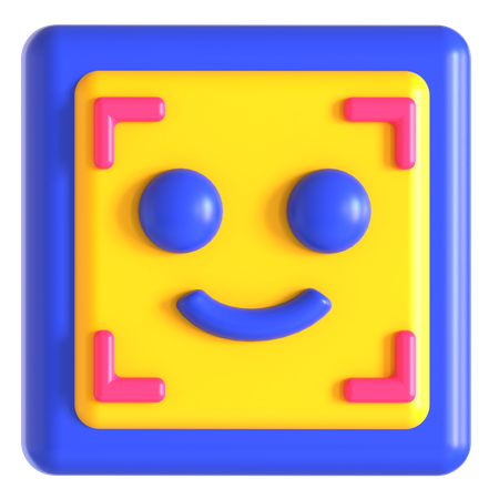 얼굴 스캔  3D Icon