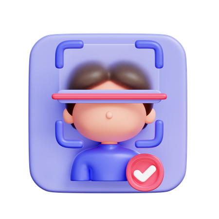 Face Scanner  3D Icon