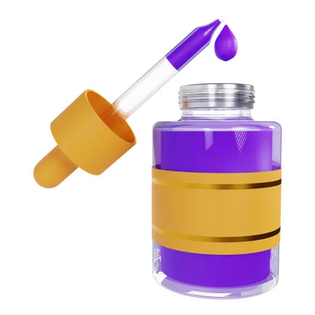 Face Serum  3D Illustration