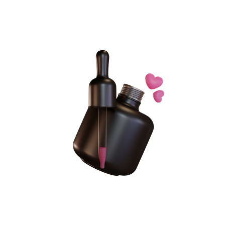 Face Serum  3D Illustration