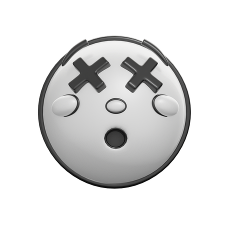 Face With Crossed-Out Eyes  3D Icon