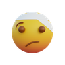 3d face with head bandage emoji
