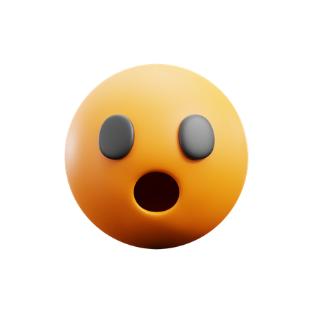 Face With Open Mouth  3D Icon