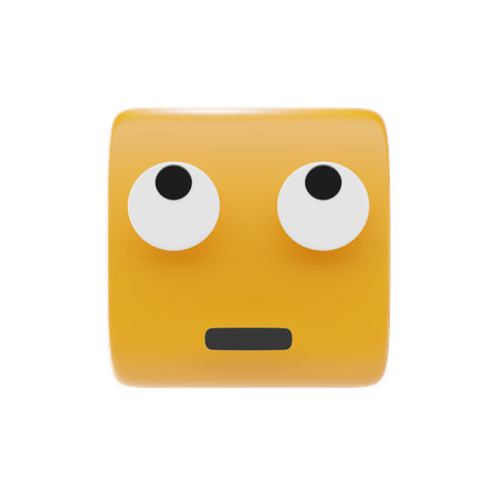 Face With Rolling Eyes  3D Icon