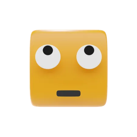 Face With Rolling Eyes  3D Icon