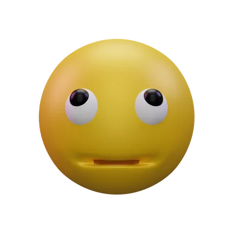 Face With Rolling Eyes  3D Icon