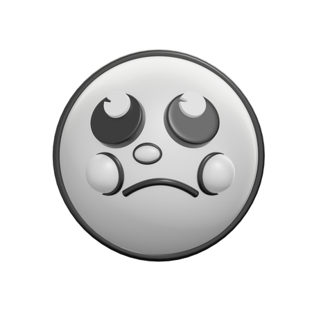 Face With Rolling Eyes  3D Icon
