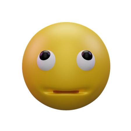 Face With Rolling Eyes  3D Icon