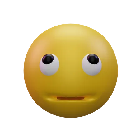 Face With Rolling Eyes 3D Icon