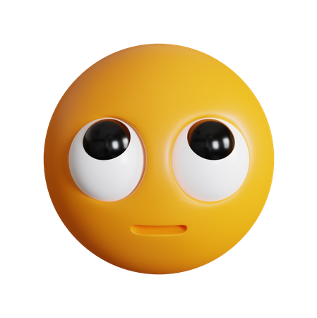 Face With Rooling Eyes  3D Icon