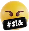 Face With Symbols Over Mouth