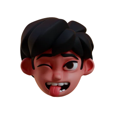 Face With Tongue  3D Icon