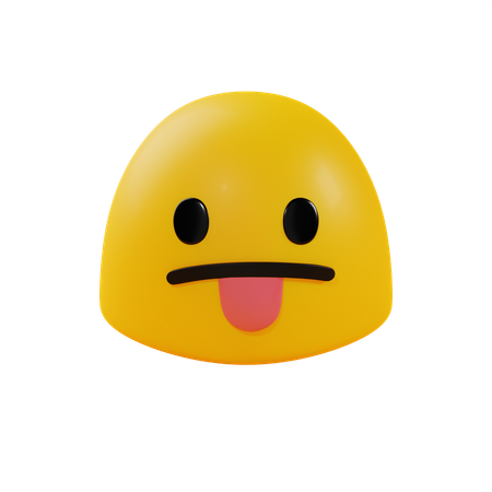 Face with Tongue  3D Icon