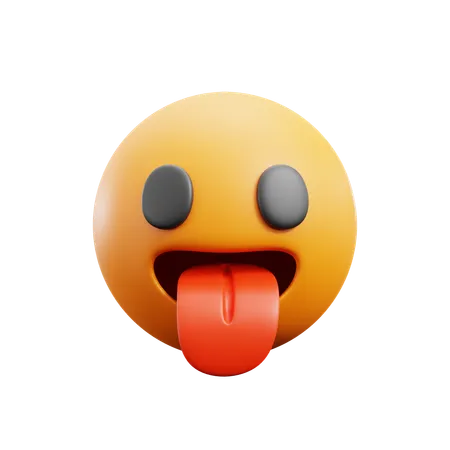 Face With Tongue  3D Icon