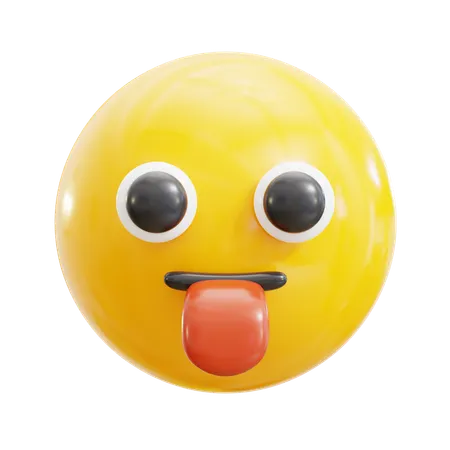 Face With Tongue  3D Icon