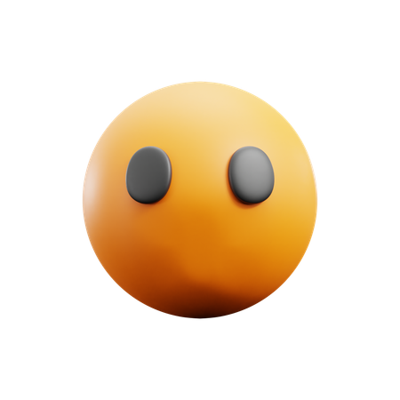 Face without mouth  3D Icon