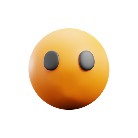 Face without mouth  3D Icon