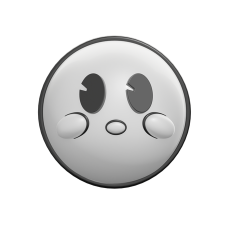 Face Without Mouth  3D Icon