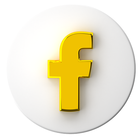 Facebook  3D Icon