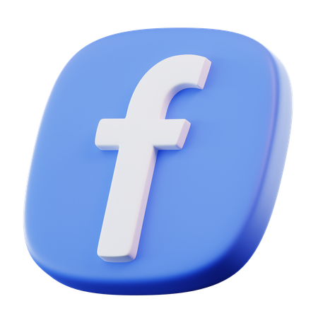 Facebook  3D Icon