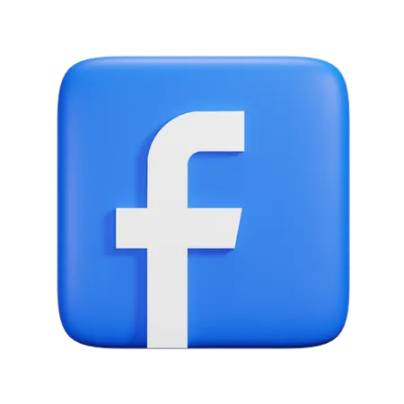 Facebook  3D Icon