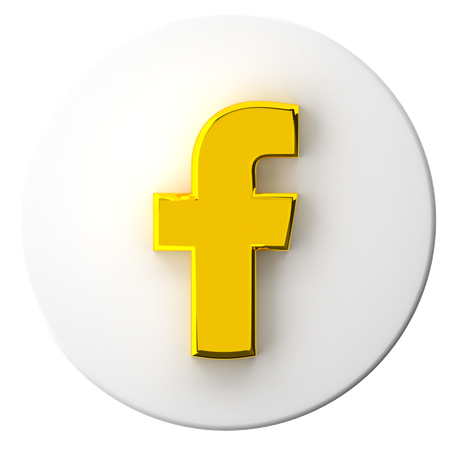 Facebook  3D Icon