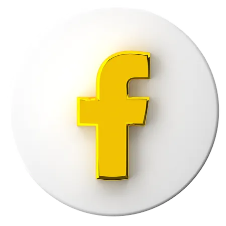 Facebook  3D Icon