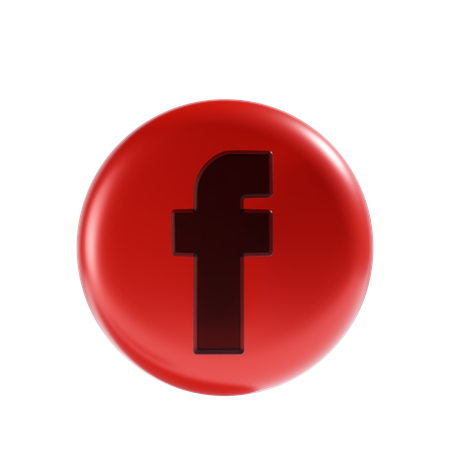 Facebook  3D Icon