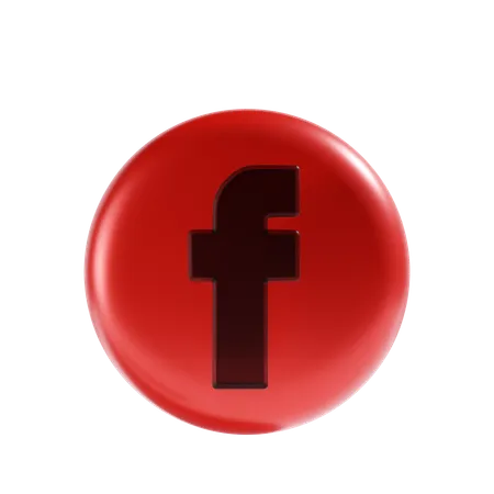 Facebook  3D Icon