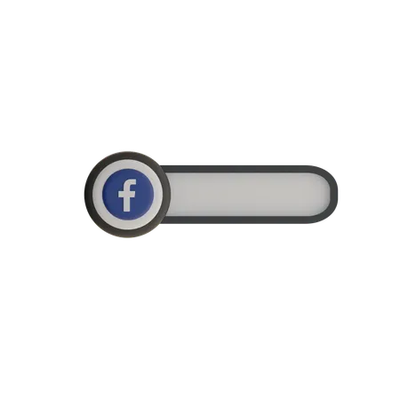 Facebook  3D Icon